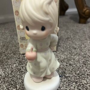 Precious Moments Figurine - Cream and Pink